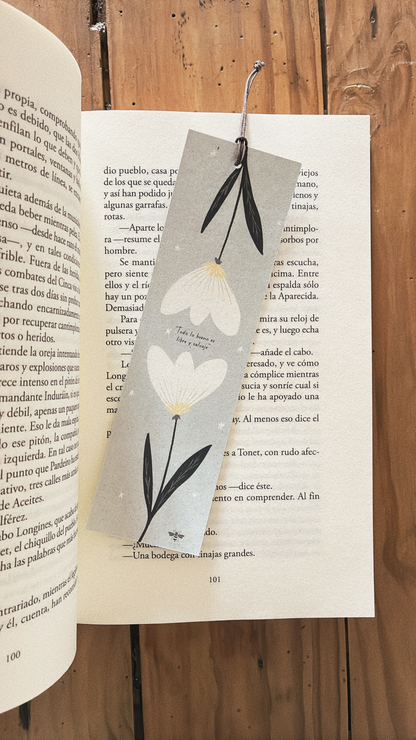 Punto de libro Todo lo bueno es libre y salvaje