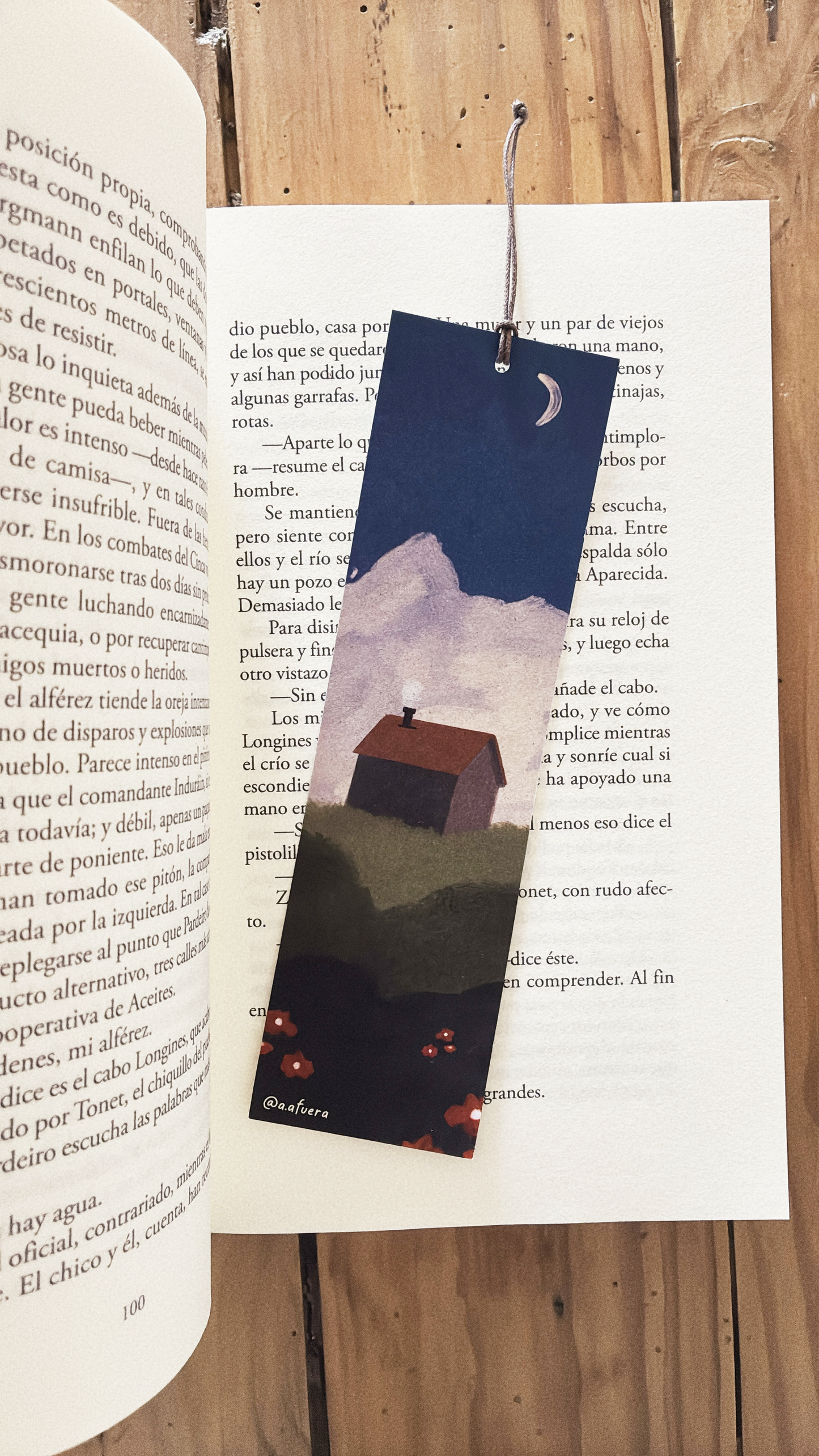 Punto de libro nuestro refugio