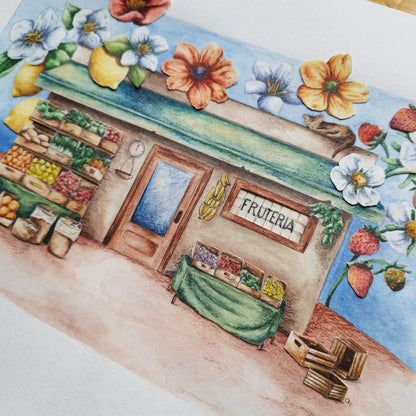 Lámina frutería