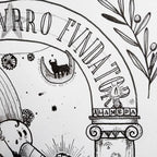 Lámina Curro: Pipas y cervezas
