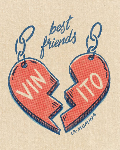 Lámina Vinito - Best friends