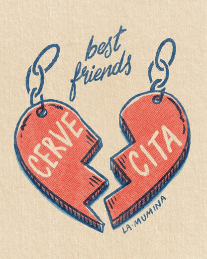 Lámina Cervecita - Best friends