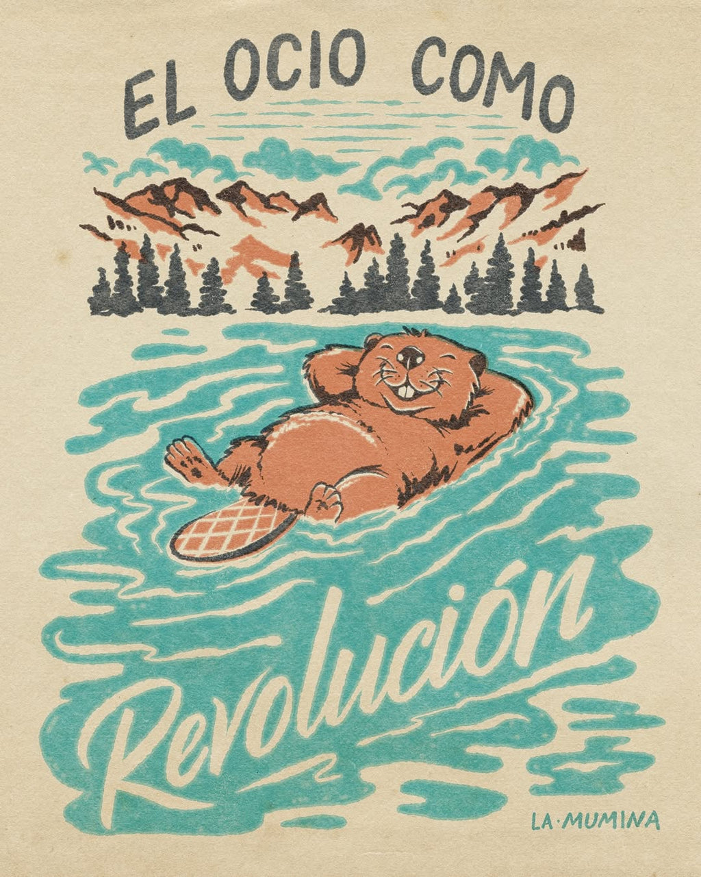 Lámina El ocio como Revolución - Castor