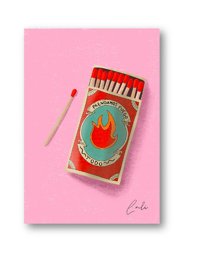 Lámina Prendamos fuego todo