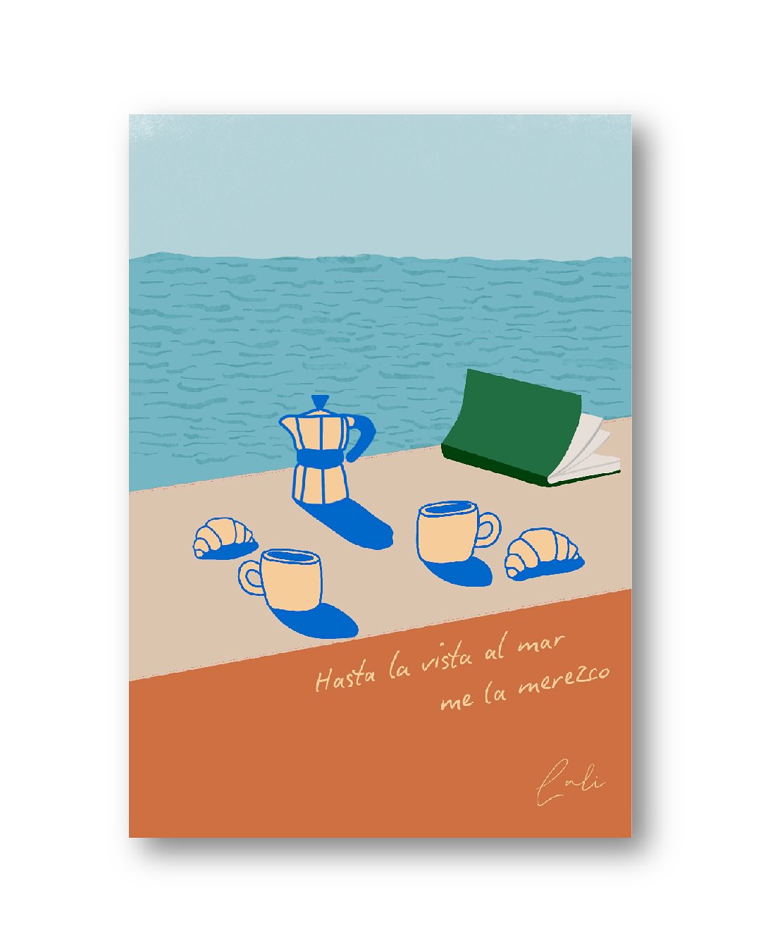 Lámina Hasta la vista al mar me la merezco