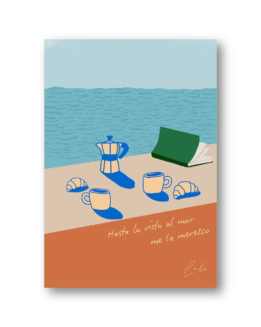 Lámina Hasta la vista al mar me la merezco
