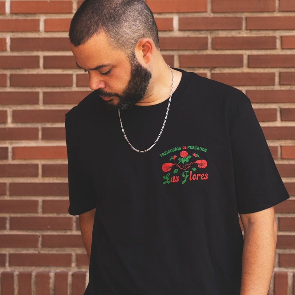 Camiseta Freiduría Las Flores Cádiz - Blanca