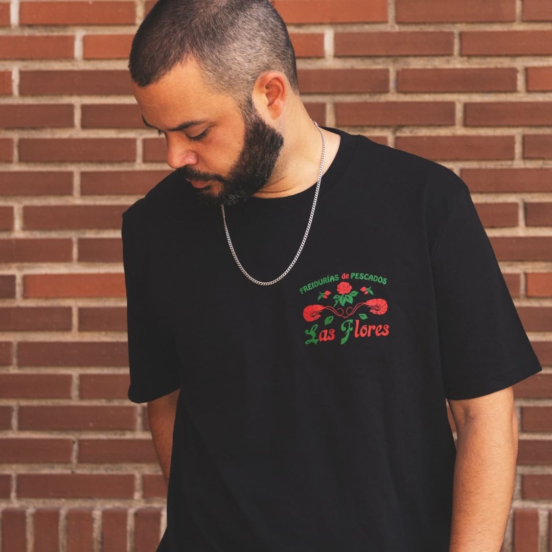 Camiseta Freiduría Las Flores Cádiz - Blanca