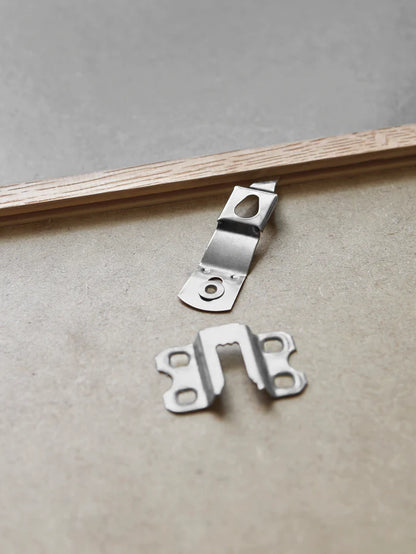 Marco A4 madera de roble y vidrio