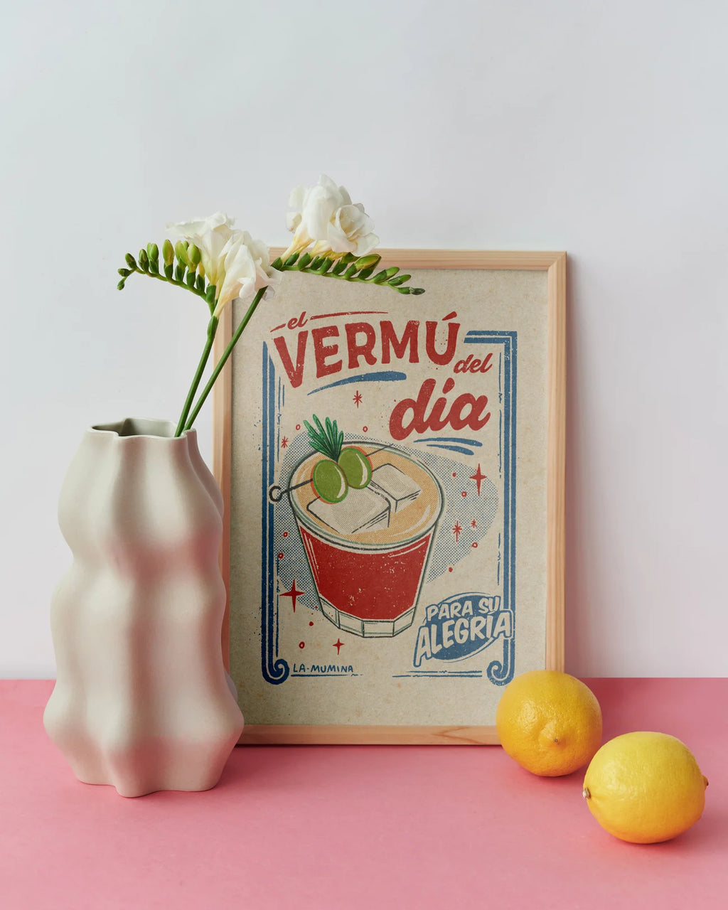 Lámina Vermú del día para su alegría