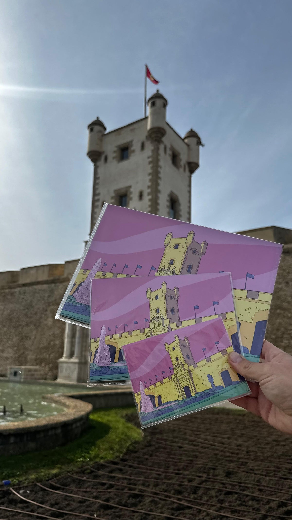 Lámina Puerta Tierra de Cádiz