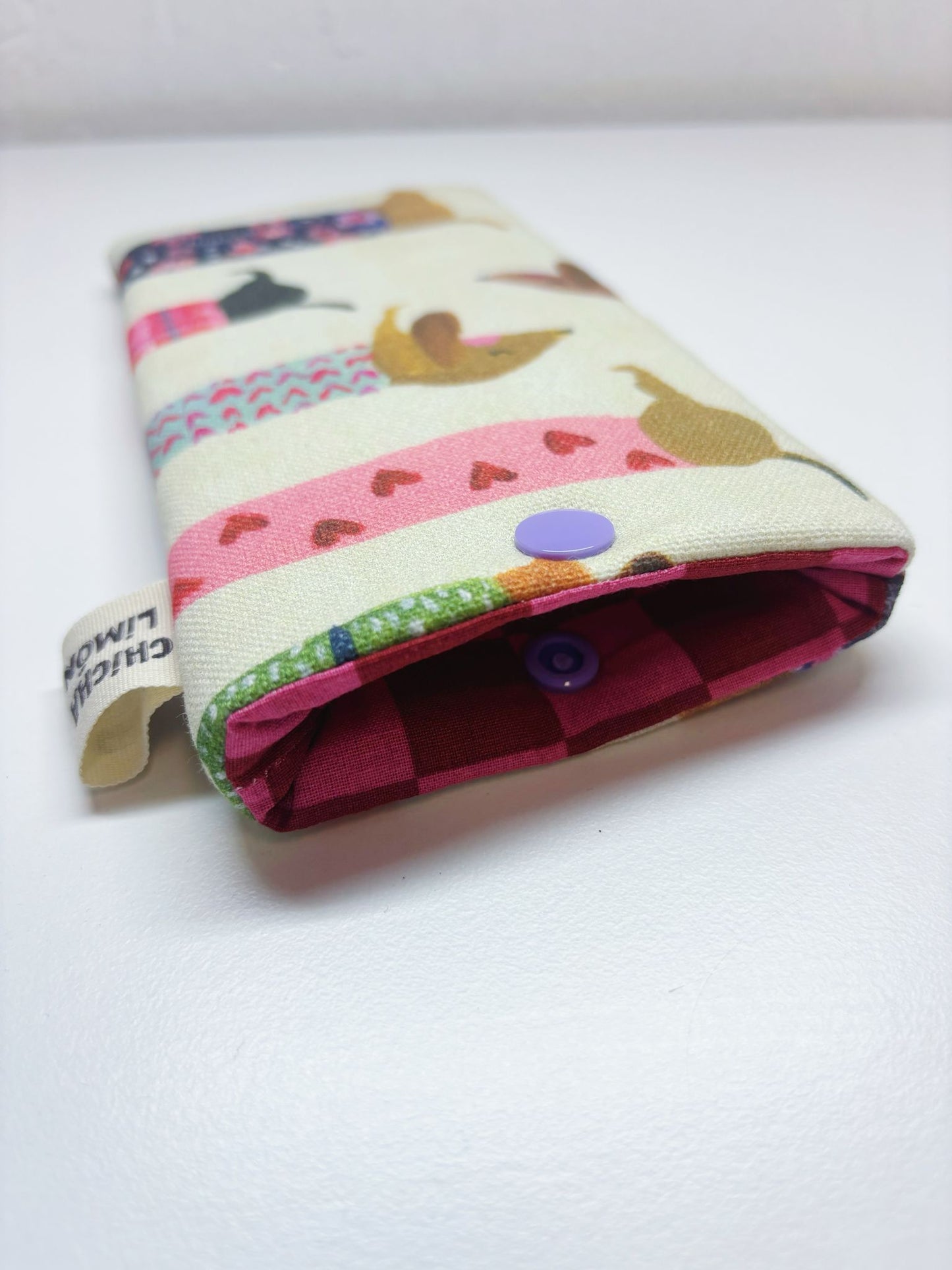 Funda de gafas perros salchichas vestido colores