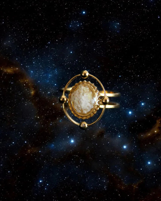 Anillo Venus Orquídea Blanca