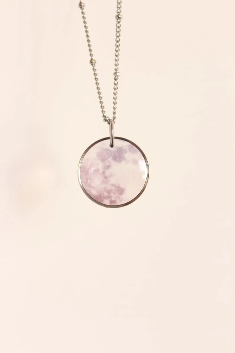 Collar La Luna morada
