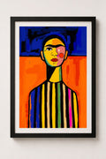 Lámina versión Frida cuello alargado