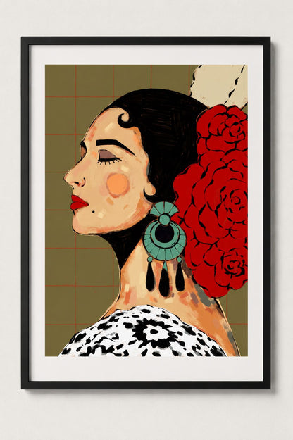 Lámina Lola Flores by Alejandra Picart