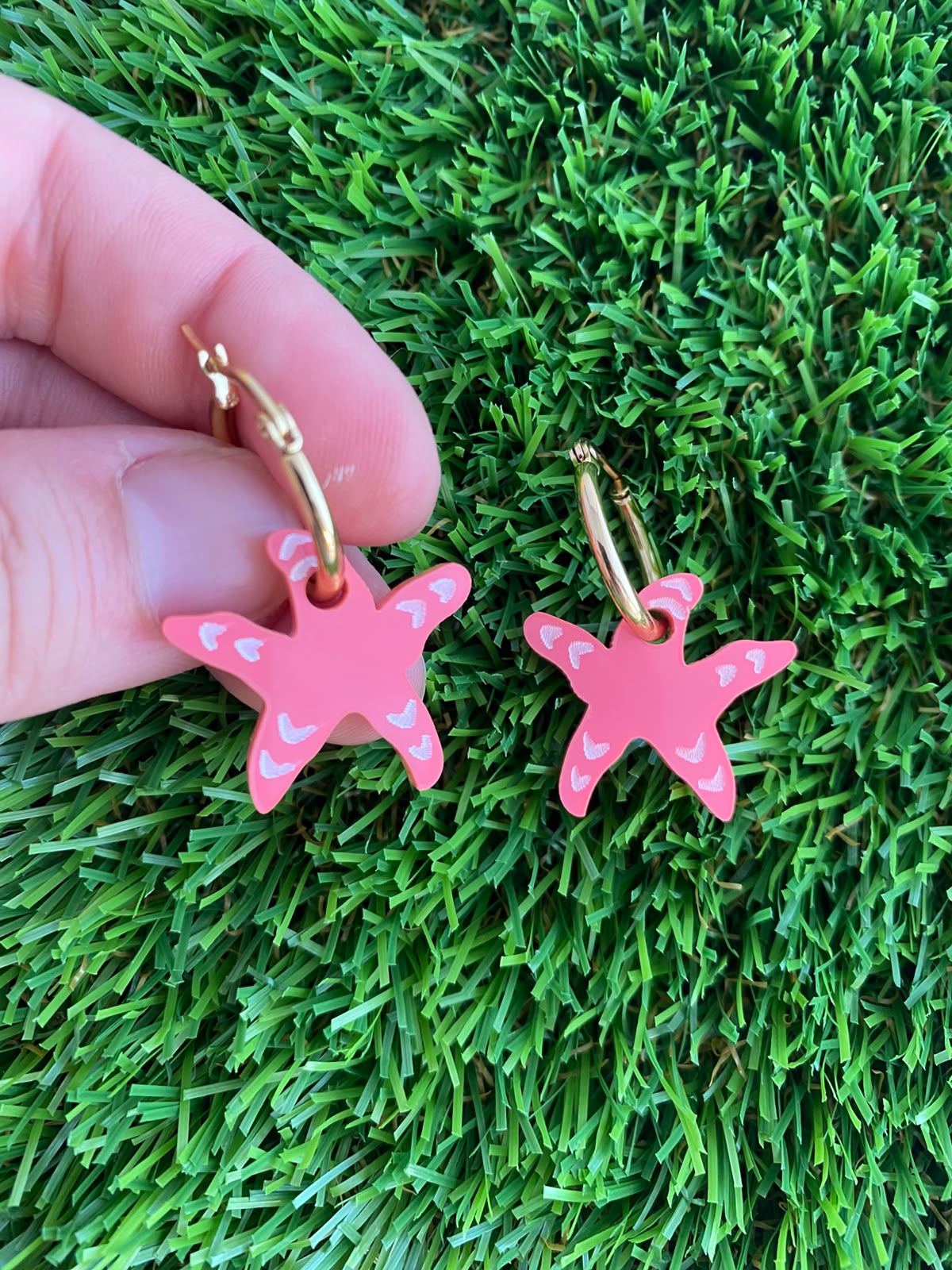Pendientes pequeños estrella de mar