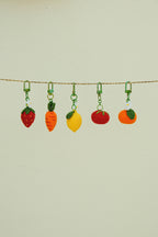 Llaveros de la huerta - crochet