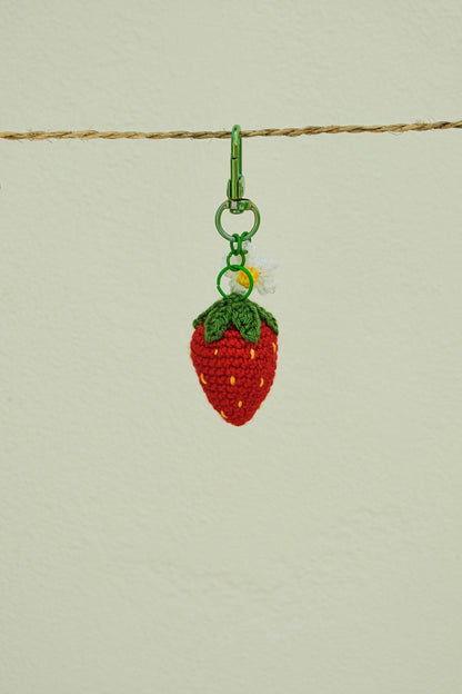 Llaveros de la huerta - crochet