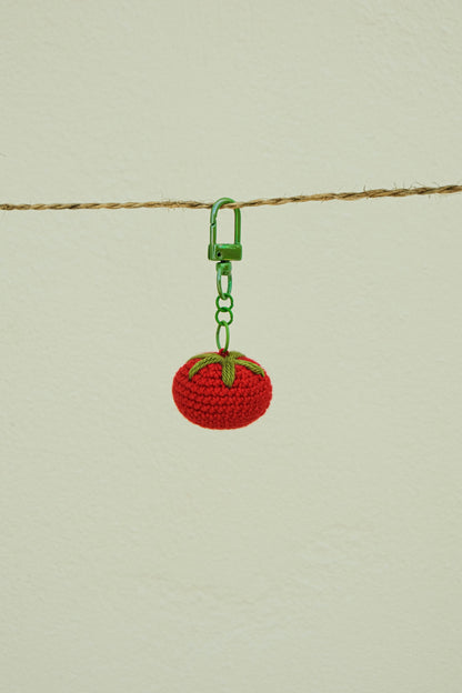 Llaveros de la huerta - crochet