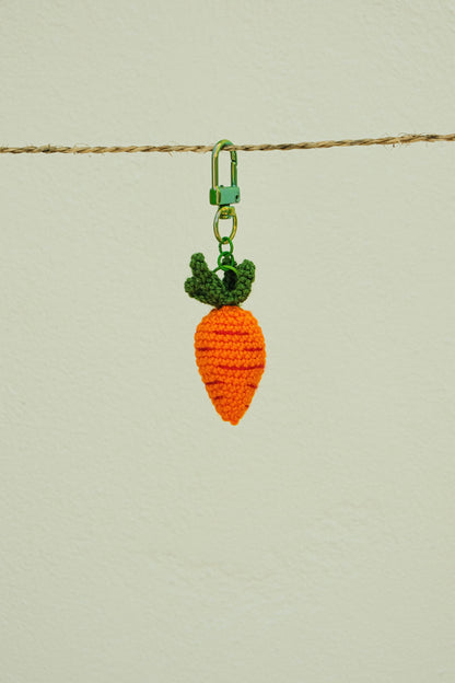 Llaveros de la huerta - crochet