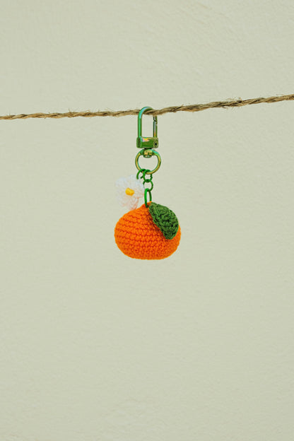Llaveros de la huerta - crochet