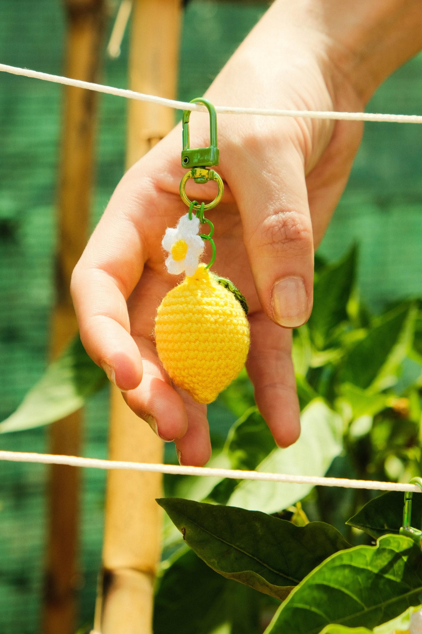 Llaveros de la huerta - crochet