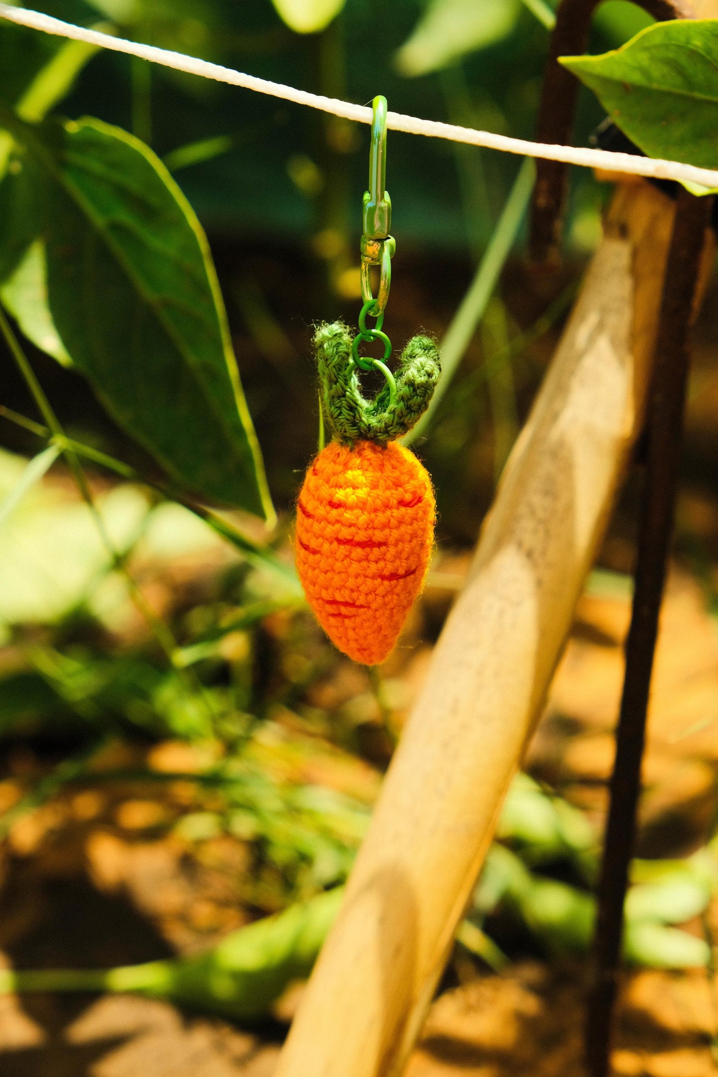 Llaveros de la huerta - crochet