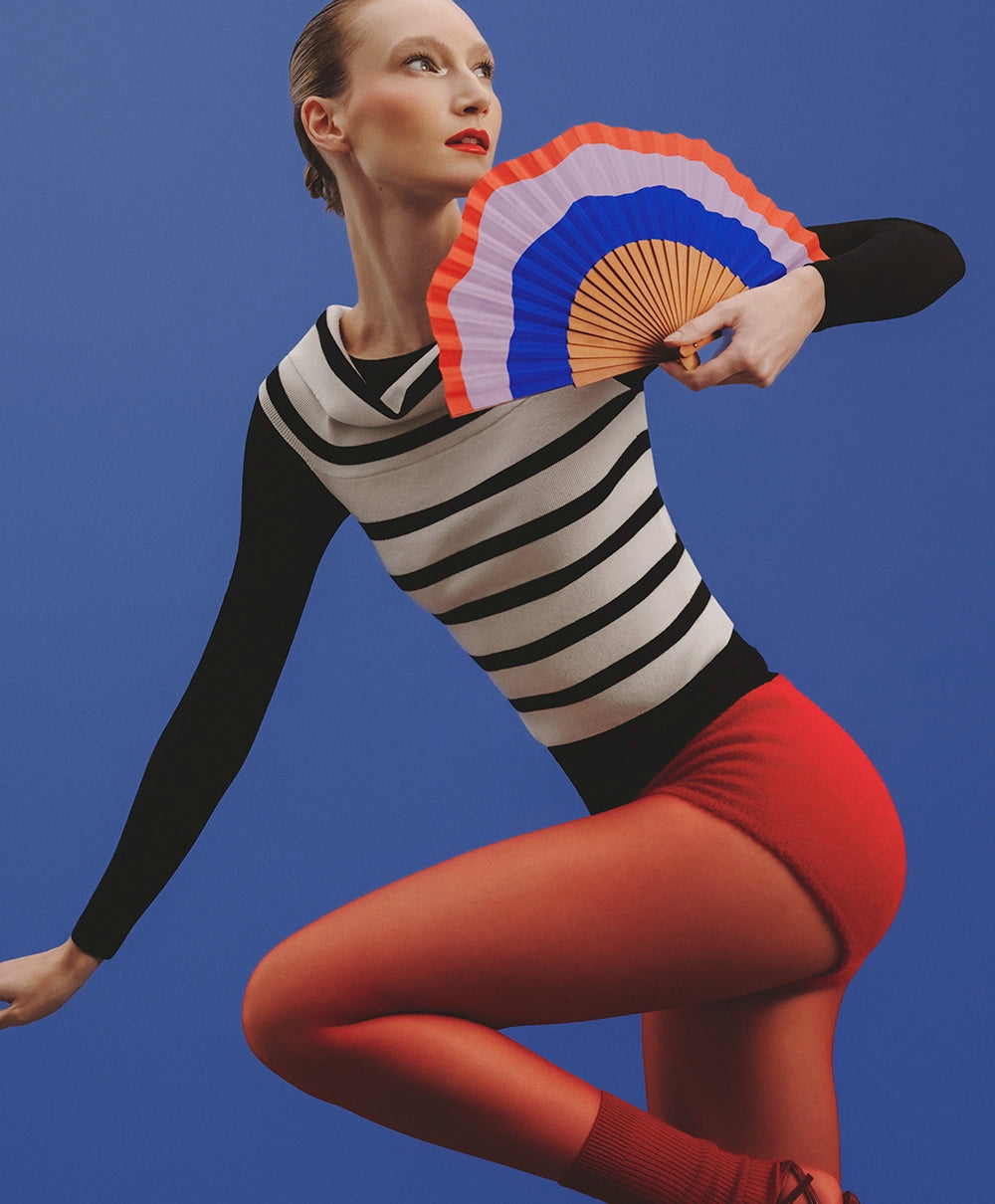 Abanico Formas Azul, lila, naranja - Fluid Shapes Standard
