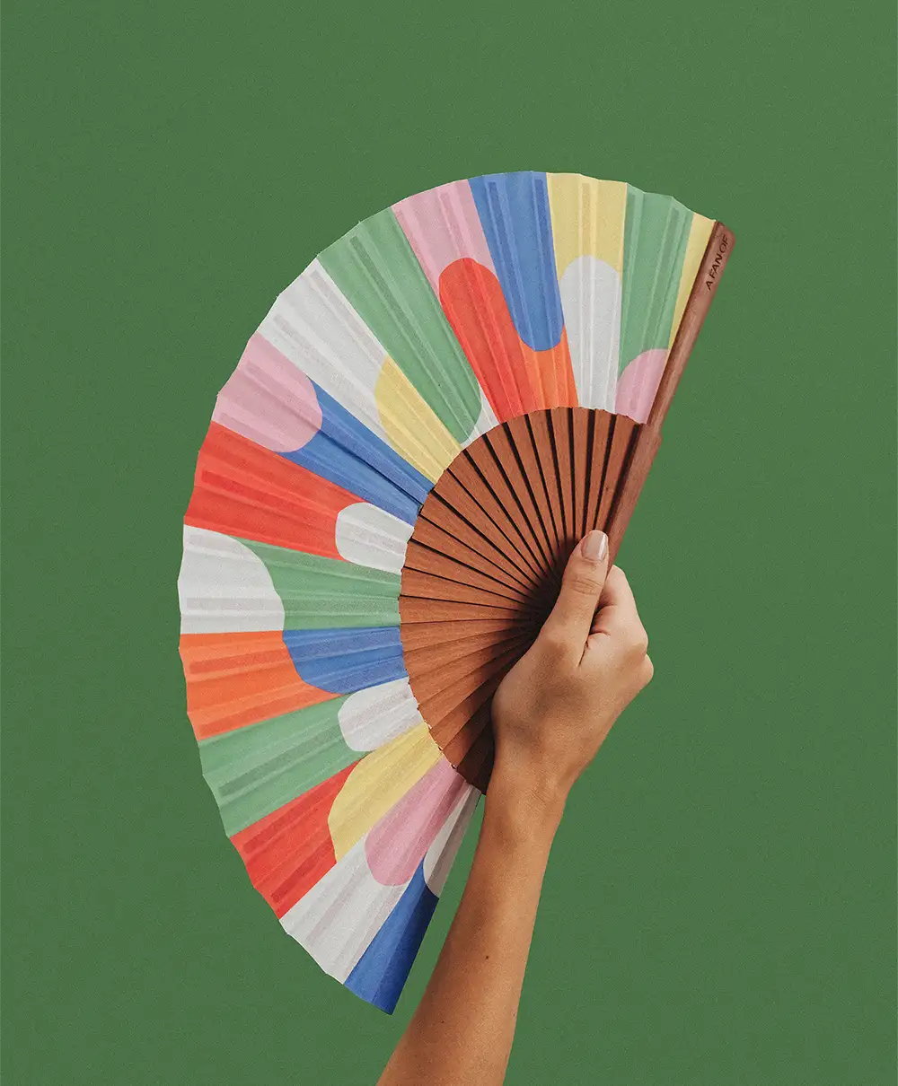 Abanico Formas de colores - Playground