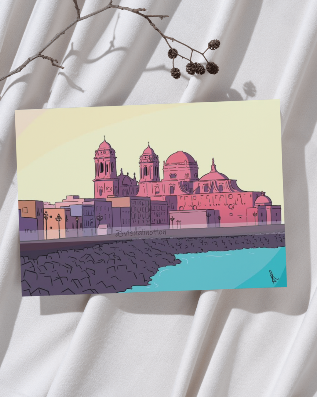 Lámina Catedral Cádiz