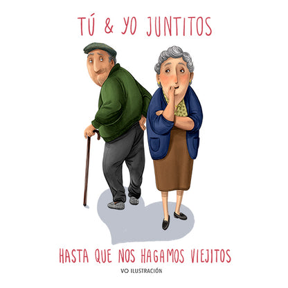 Lámina Viejitos Tú & Yo juntitos
