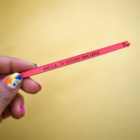 Pulsera Amiga, te quiero una jartá