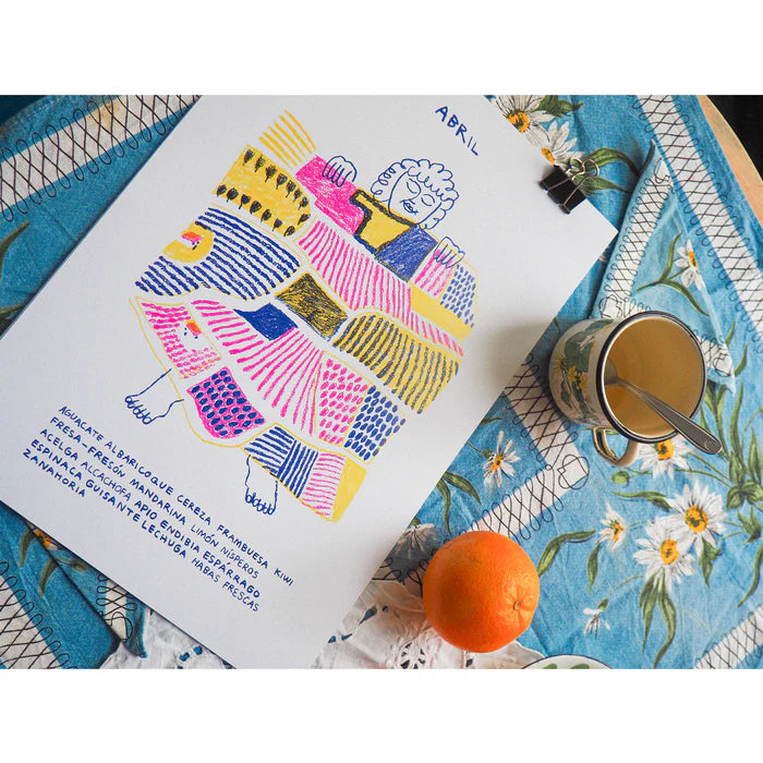 Calendario de frutas y verduras de Soul In The Kitchen