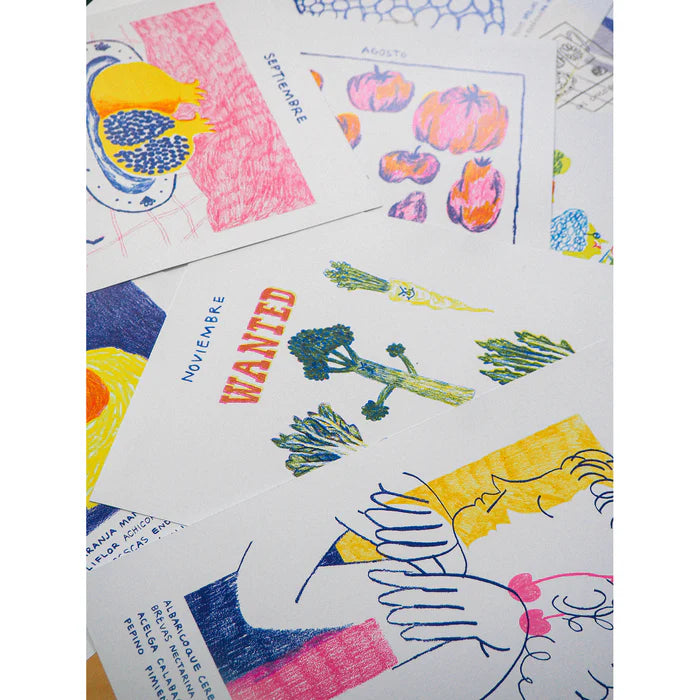 Calendario de frutas y verduras de Soul In The Kitchen