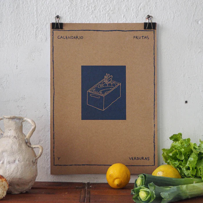 Calendario de frutas y verduras de Soul In The Kitchen