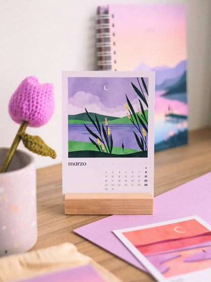 Calendario de mesa 2026 Lucía Antru