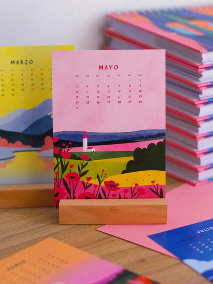 Calendario mesa 2027 - Paisajes