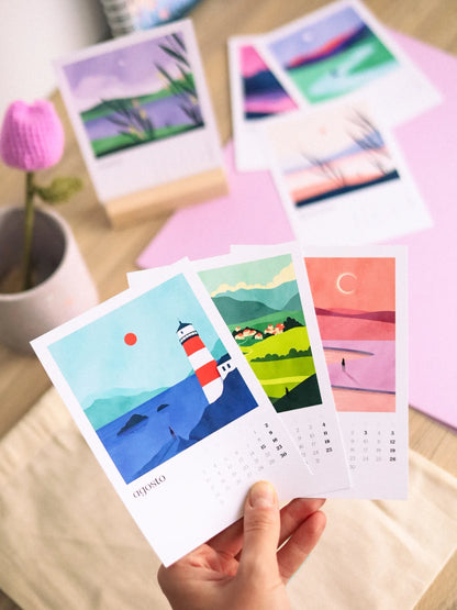 Calendario de mesa 2026 Lucía Antru