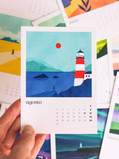 Calendario de mesa 2026 Lucía Antru