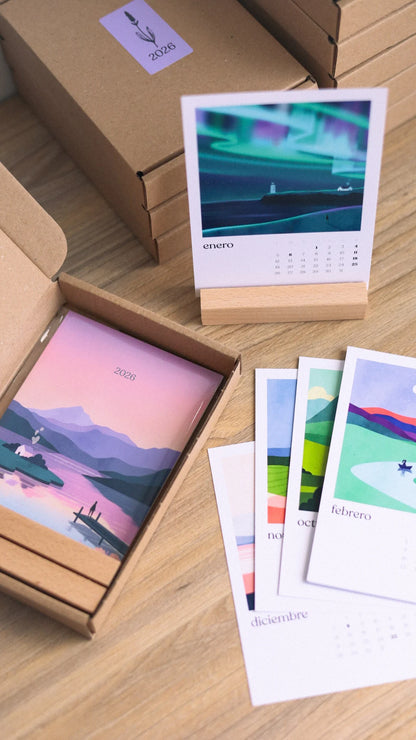 Calendario de mesa 2026 Lucía Antru