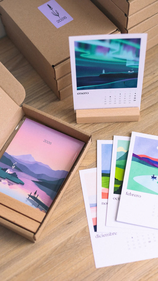 Calendario de mesa 2026 Lucía Antru