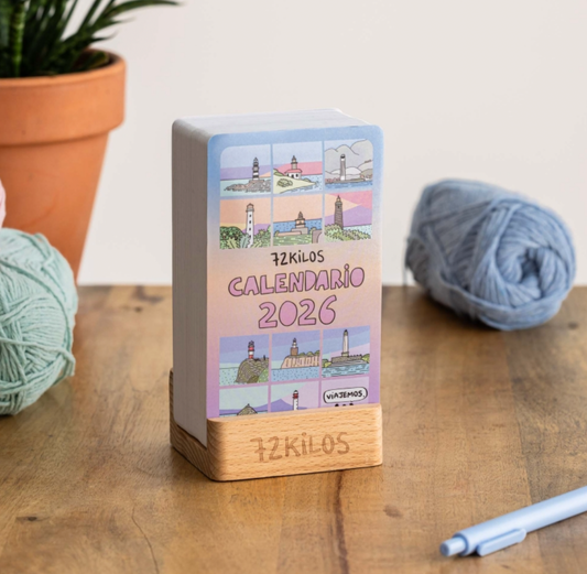 Calendario tarjetas 2026 72 Kilos
