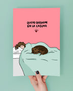 Lámina Quiero quedarme en la CA(L)MA