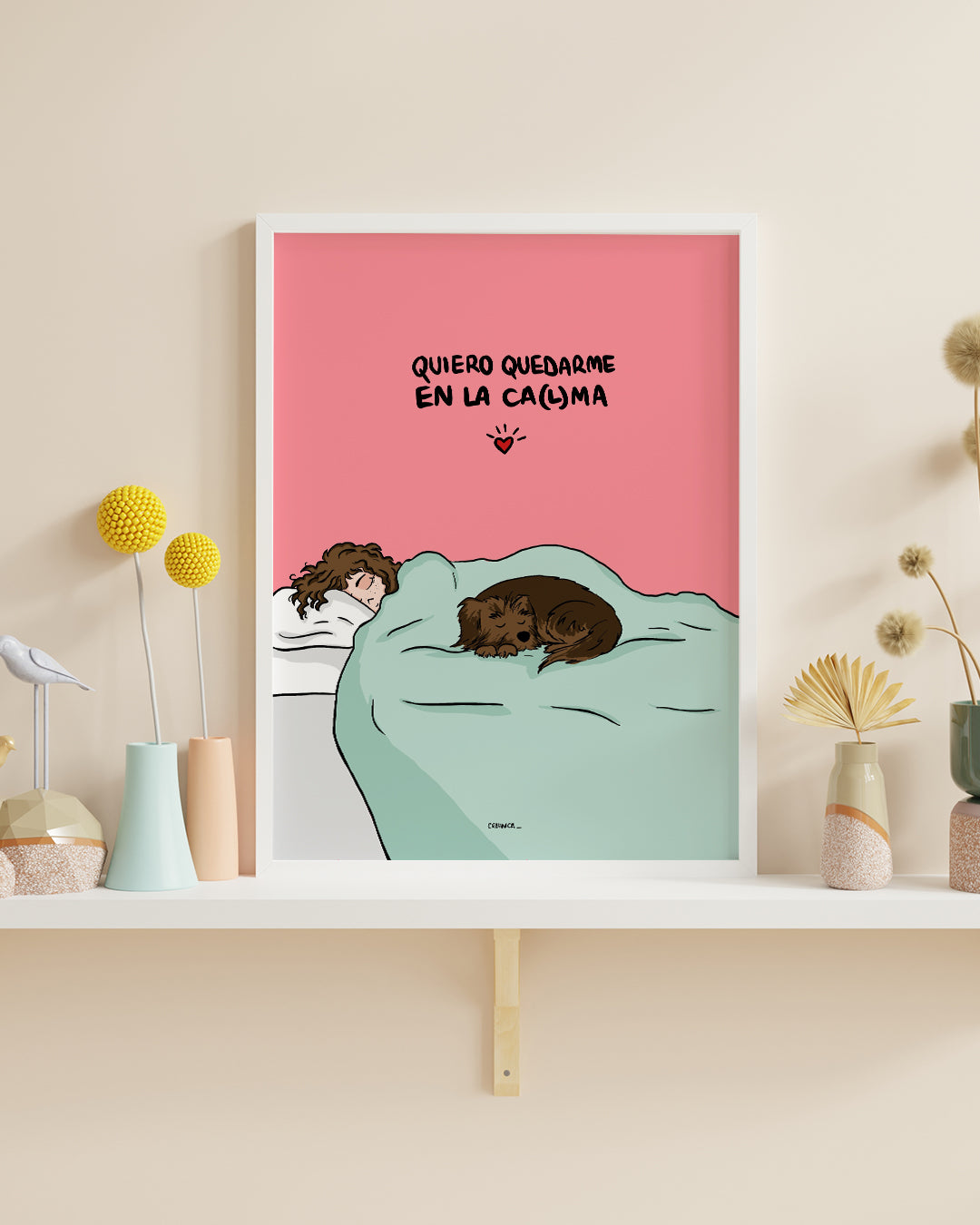 Lámina Quiero quedarme en la CA(L)MA