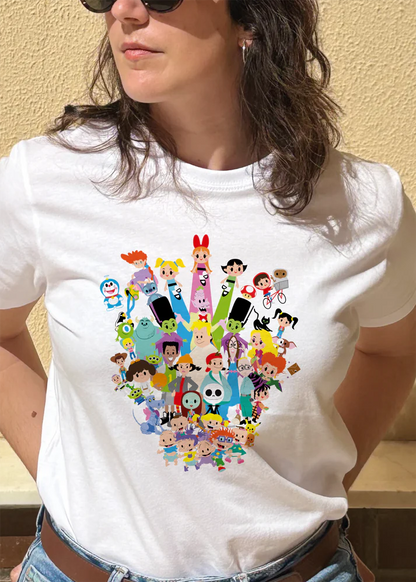 Camiseta de dibujitos Millenial