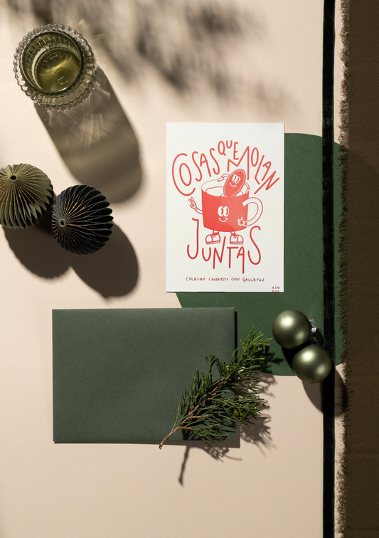 Colacao and cookies print - Things that are cool together