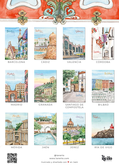 Calendario 2026 Almanaque España