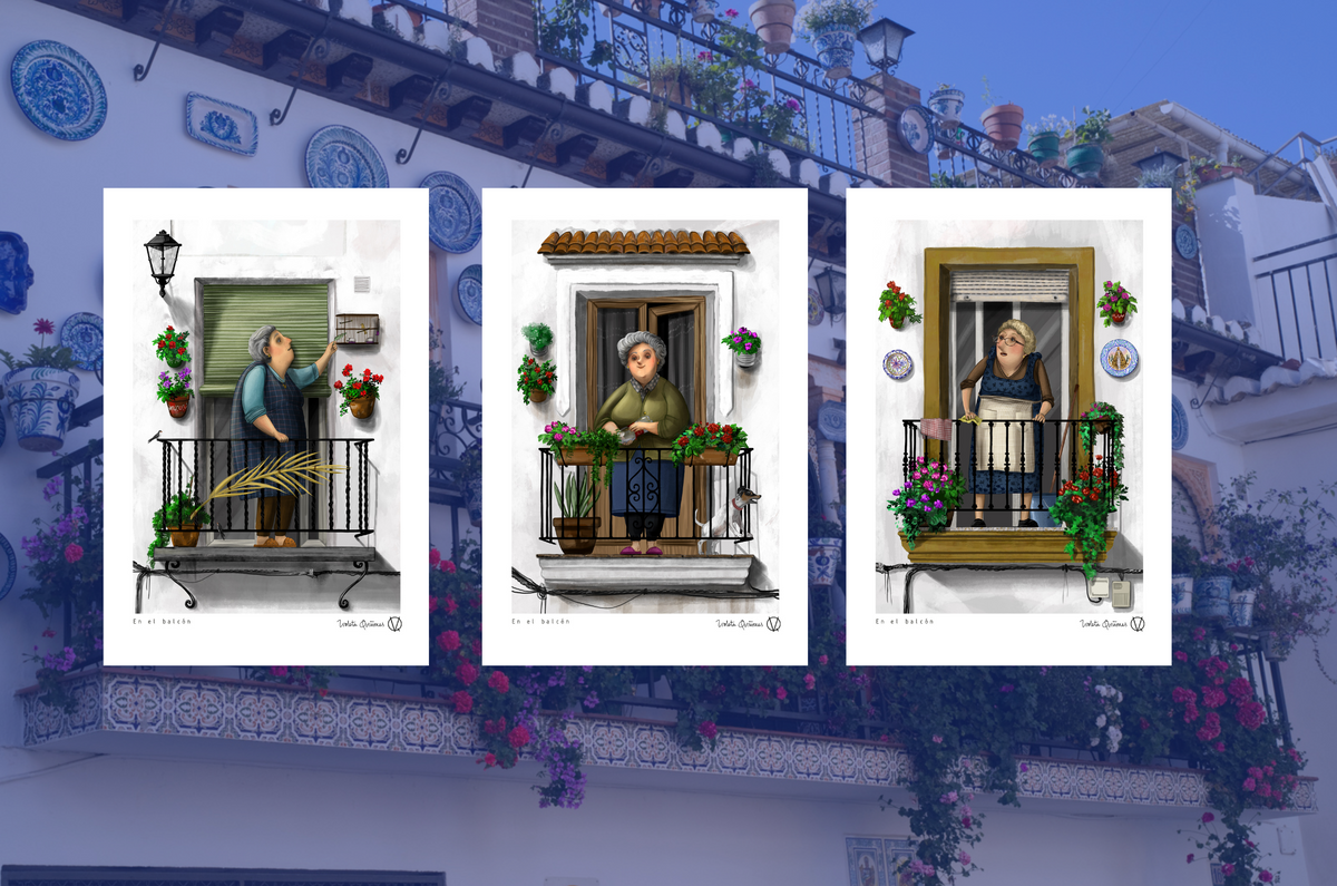 Lámina Balcón Abuelas (Individuales)