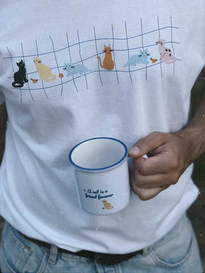 Camiseta de gatos bonitos